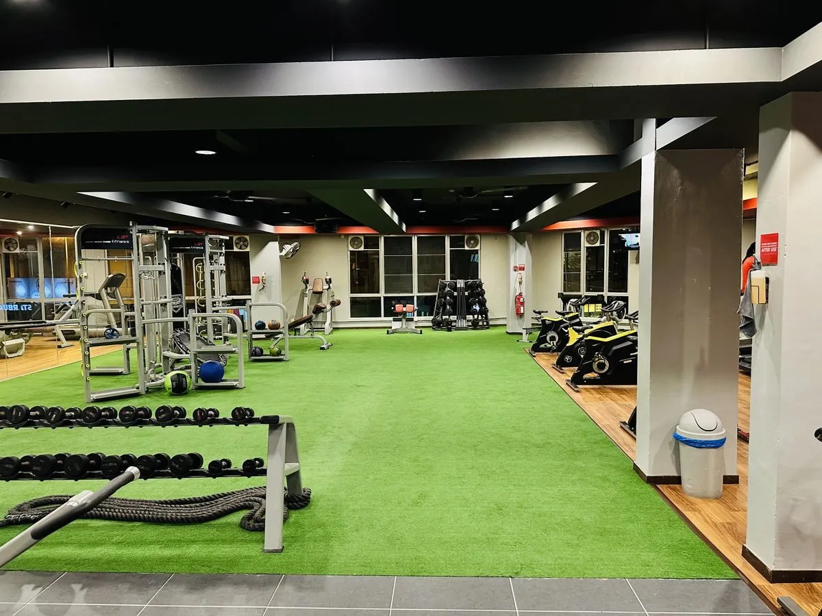Functional training area at Level Up Fitness Xpress Segamat
