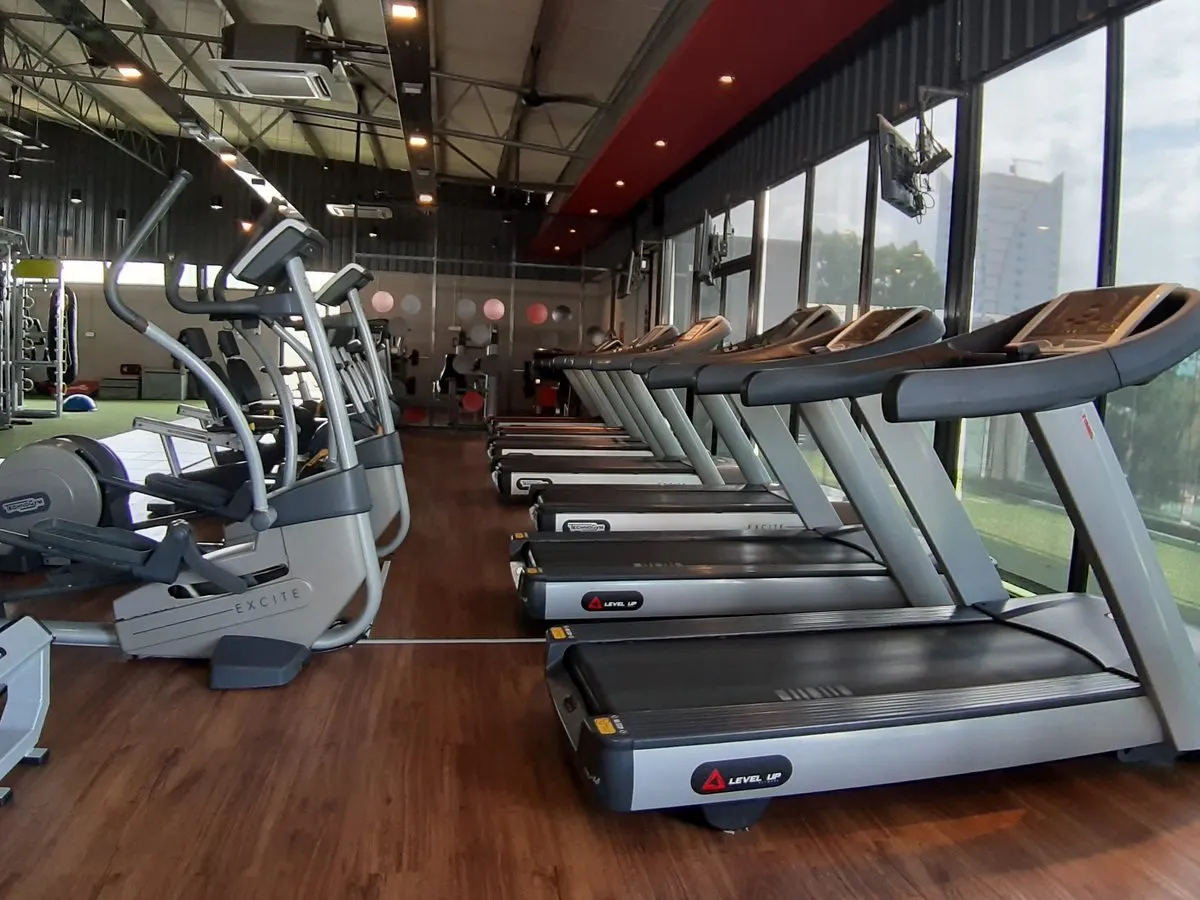 Cardio with a view at Level Up Fitness Xpress Kuala Terengganu