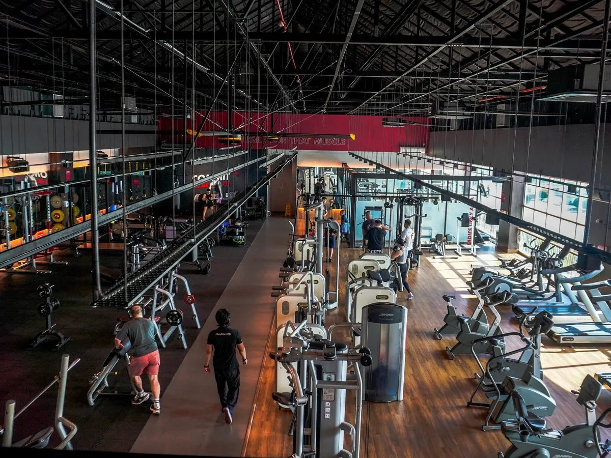 Two levels of training at Level Up Fitness Xpress Saberkas