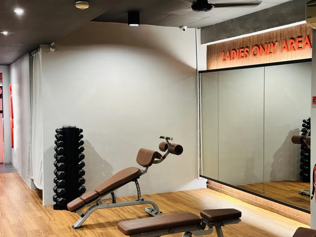 Ladies-only area at Level Up Fitness Xpress Segamat