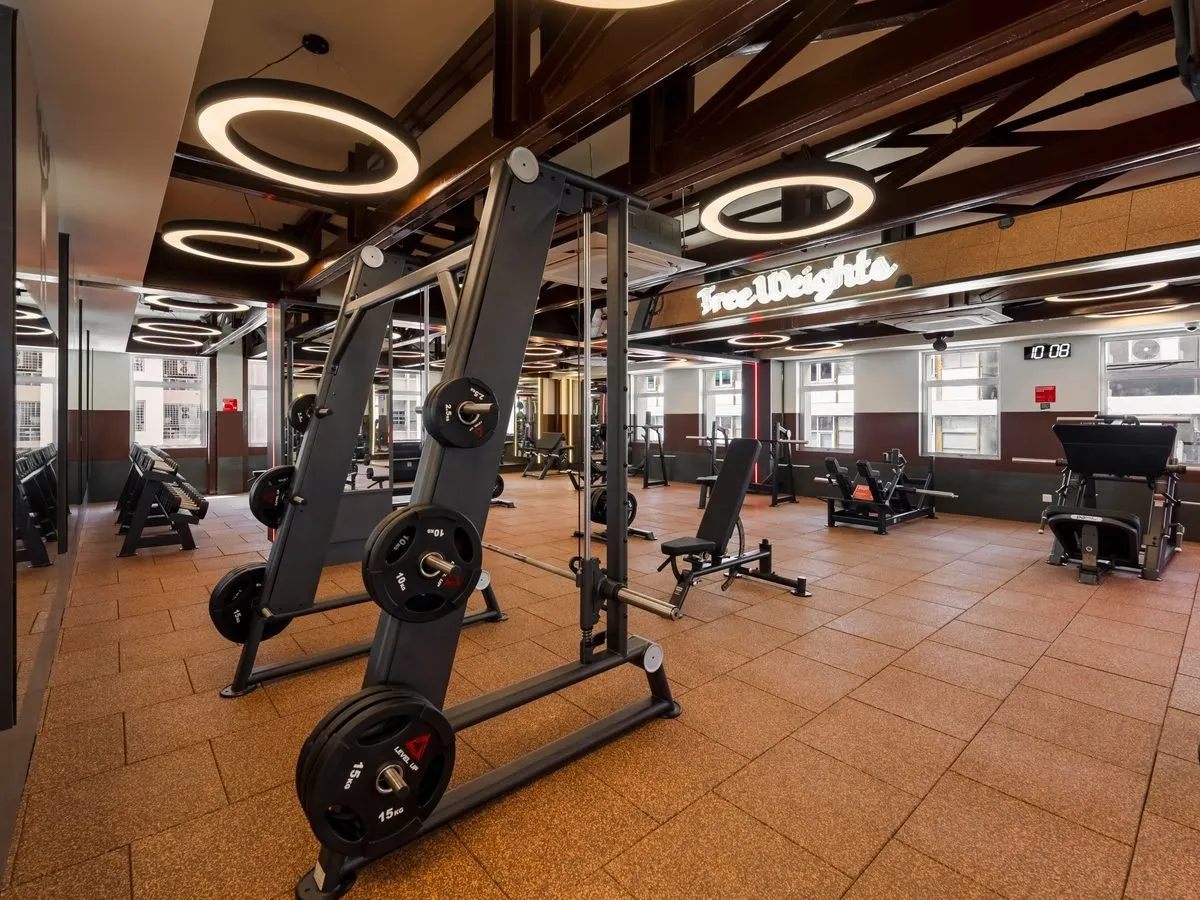 Brand-new free-weights floor at Level Up Fitness Xpress Gaya Street
