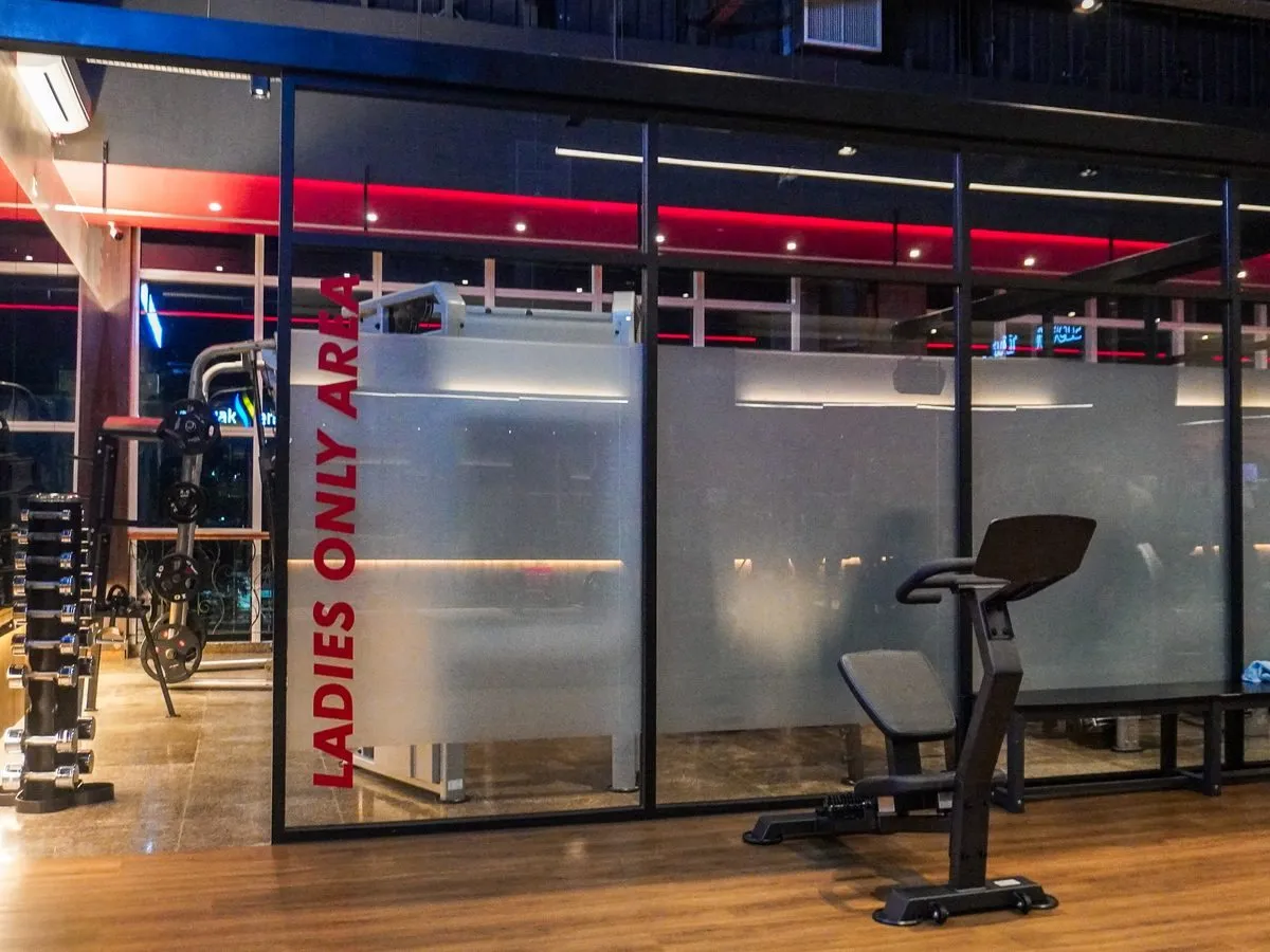 Ladies-only area at Level Up Fitness Xpress Saberkas