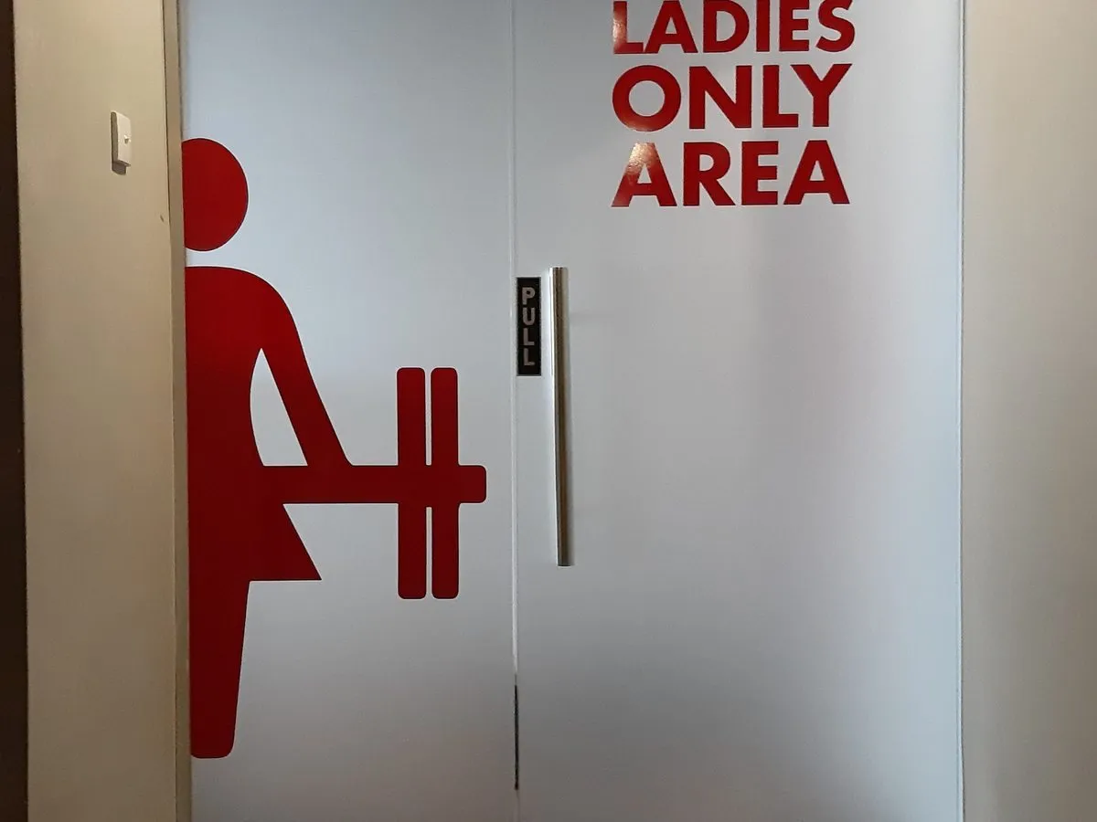 Ladies-only area at Level Up Fitness Xpress Kuala Terengganu